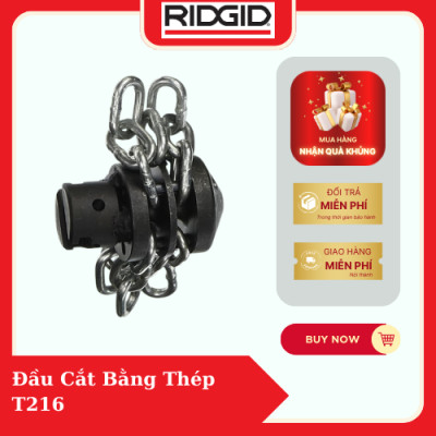 Phụ Kiện Máy Thông Tắc Đường Ống Đầu Cắt Bằng Thép RIDGID T216 (63060) Số 1 Tại Mỹ - Hàng Chính Hãng
