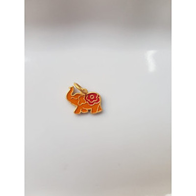 Phụ Kiện Charm Vòng Tay Nữ đẹp  Hình Voi màu vàng  Các chị phối với vòng đeo tay của mình xinh xinh ạ