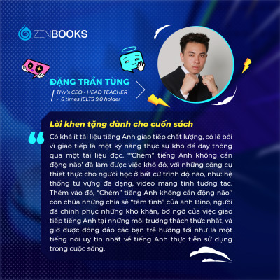 Sách - Chém Tiếng Anh Không Cần Động Não - Bino