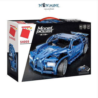 Đồ chơi - Bộ đồ chơi xếp hình mô hình siêu xe Phantom có điều khiển từ xa 54005 - QMAN