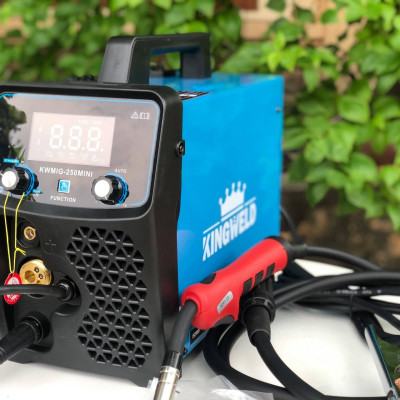 MÁY HÀN MIG MINI (0.6mm - 1.0mm) 7.2KVA KINGWELD KW MIG-250 MINI - HÀNG CHÍNH HÃNG