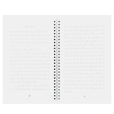 Sách - Vở chép Kinh Chú Đại Bi, sổ chép kinh Chú Đại Bi in chữ mờ loại cao cấp dày dặn ( TẶNG KÈM BÚT VIẾT) - Anan Books