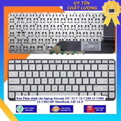 Bàn Phím dùng cho laptop Stream 13C 13-C 13-C100 13-C000 13-C002 HP SlateBook 14P 14-P - MÀU TRẮNG - Hàng Nhập Khẩu New Seal