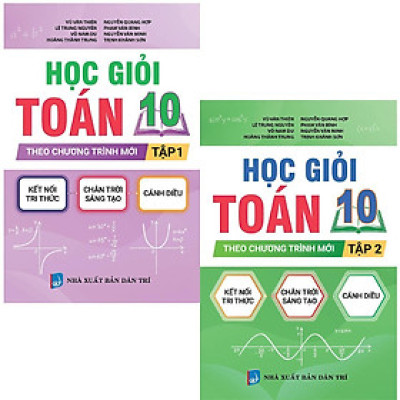 Sách - Em Học Giỏi Toán 10 - Combo 2 Tập - Biên Soạn Theo Chương Trình Mới - Khang Việt Book