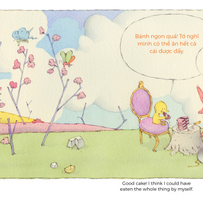 Sách Song ngữ: Tình bạn diệu kỳ - Phát triển EQ (Chick & Fox) : Phép màu từ thói quen gọn gàng