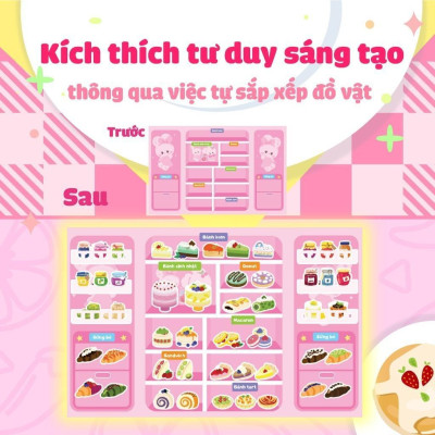 Sách - Mua Hay Bán Khéo Cùng Thỏ Miki Tủ Bánh Ngọt Ngào (Hơn 60 Stickers) - Megabook