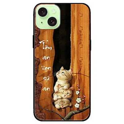 Ốp lưng dành cho Iphone 15 - Iphone 15 Plus - Iphone 15 Pro - Iphone 15 Pro Max - Tâm An Chú Mèo - Hàng Chính Hãng