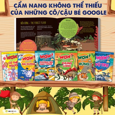 Wow! Forests: Những sự thật đáng kinh ngạc về Rừng - Sách Bách khoa toàn thư Song ngữ cho trẻ em
