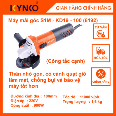 Máy mài 100 - KD19 (công tắc cạnh) cầm tay chất lượng chính hãng Kynko S1M- KD19 -100 # 6192