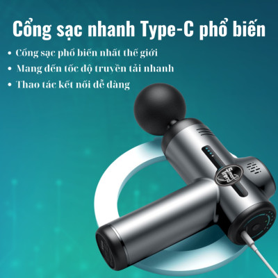 Máy massage cầm tay Smart Trend MS32N 32 chế độ 8 đầu mát xa chính hãng