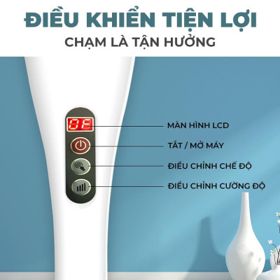 Máy massage cầm tay OKACHI JP-650E (Pin sạc)