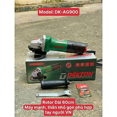 MÁY MÀI ĐIỆN (CÔNG TẮC ĐUÔI) 900W 100MM DEKTON DK-AG900  - HÀNG CHÍNH HÃNG