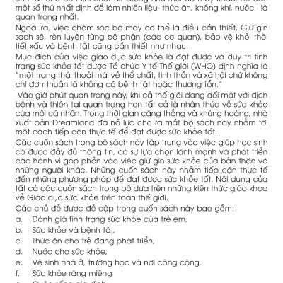 Combo 4 Quyển Kiến Thức Và Kỹ Năng Dành Cho Học Sinh: Chăm Sóc Sức Khỏe + Thể Dục, Vui Chơi, Nghỉ Ngơi, Ăn Uống + Những Việc Cần Làm + Sức Khoẻ Và Bệnh Thường Gặp