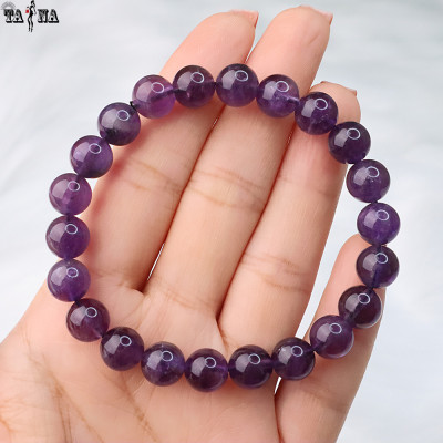 Vòng tay đá thạch anh tím 3A hợp mệnh Hỏa, Thổ