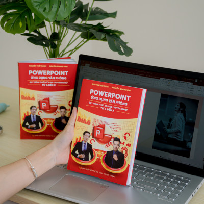 Combo 2 Sách Excel - Power Point ĐÀO TẠO TIN HỌC Chuyên Ứng Dụng Văn Phòng Tặng Kèm Video Khóa Học