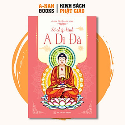 Vở chép kinh, sổ chép kinh A Di Đà in mờ giấy cao cấp (24 x16cm) - Anan Books Biên Soạn