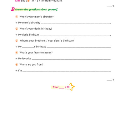 Super Test - Đề Kiểm Tra Nhanh Tiếng Anh Cho Học Sinh Lớp 4 (MEGA)