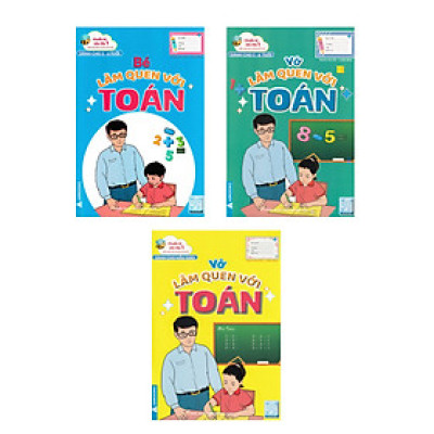 	Combo Bộ 3 Cuốn Chuẩn Bị Vào Lớp 1: Bé Làm Quen Với Toán (Dành Cho 5 - 6 Tuổi) + Vở Làm Quen Với Toán (Dành Cho 5 - 6 Tuổi) + Vở Làm Quen Với Toán (Dành Cho Mẫu Giáo) _ABB
