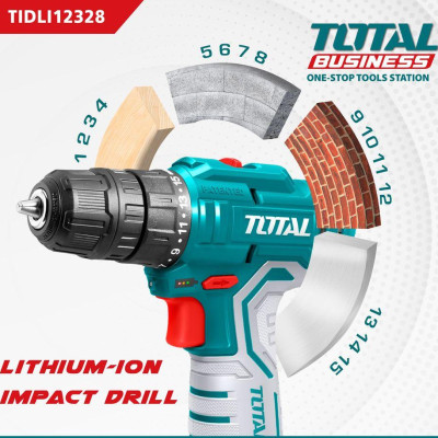MÁY KHOAN PIN 12V (KHÔNG KÈM DÂY & ĐẦU SẠC) TOTAL TDLI12328 - HÀNG CHÍNH HÃNG