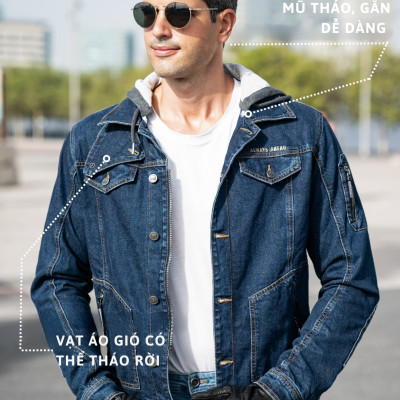 Áo Thời Trang Bảo Hộ Lái Moto, Xe Máy LS2 Oaky Man - GARA20