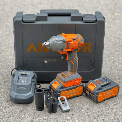 MÁY SIẾT ỐC PIN 20V KHÔNG CHỔI THAN 4000MAH 500N DCW5 ANCHOR ( 2 PIN + 1 SẠC )  - HÀNG CHÍNH HÃNG