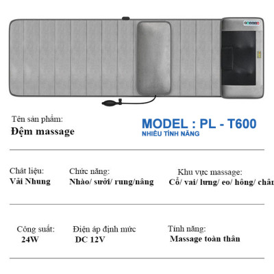 Đệm Massage Toàn Thân aYosun PL - T600 