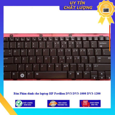 Bàn Phím dùng cho laptop HP Pavilion DV3 DV3-1000 DV3-1200 - Hàng Nhập Khẩu New Seal