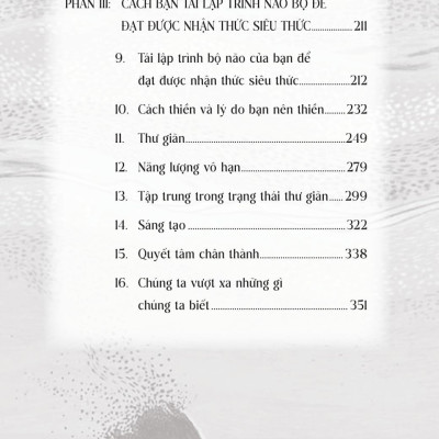 Sách - Nhận Thức - Tiềm Thức - Siêu Thức