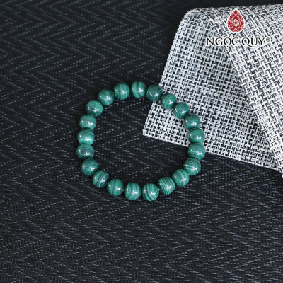 Vòng tay đá khổng tước mệnh hỏa, mộc - Ngọc Quý Gemstones