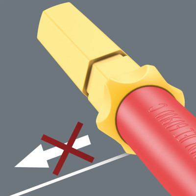 Bộ tua vít cách điện Kraftform Kompakt VDE 17 Universal 1 gồm 4 cạnh, dẹp, hoa thị  các đầu vít thay đổi được gồm 17 chiếc Wera 05006611001