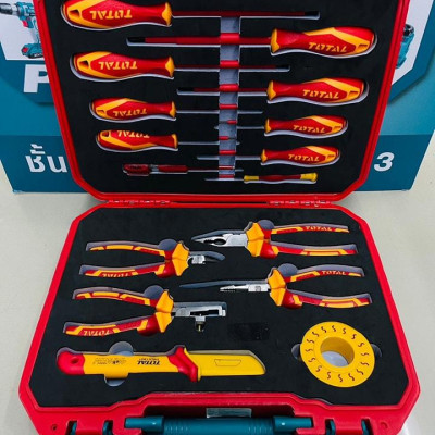 BỘ 16 CÔNG CỤ CÁCH ĐIỆN TOTAL THKITH1601 - HÀNG CHÍNH HÃNG