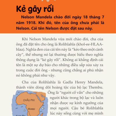 Truyện Kể Danh Nhân Truyền Cảm Hứng - Nelson Mandela