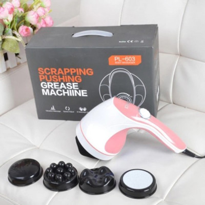 Máy massage bụng cầm tay 4 đầu hồng ngoại Puli PL-603B