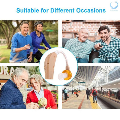 Tai Nge Trợ Thíinh Không Dây Pin Sạc – Hỗ Trợ Người Lớn Tuổi Nghe Rõ Mỗi Ngày, đèn trợ sáng