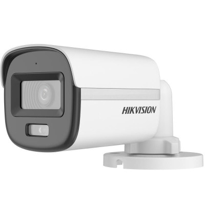 CAMERA HD-TVI ColorVu HIKVISION DS-2CE10DF0T-F 2MP 1080P, CÓ MÀU BAN ĐÊM - Hàng chính hãng