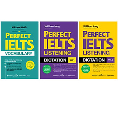 Combo Sách Luyện Thi IELTS : Perfect IELTS Vocabulary + Perfect IELTS Listeng Dictation Vol.1 + Perfect IELTS Listeng Dictation Vol.2