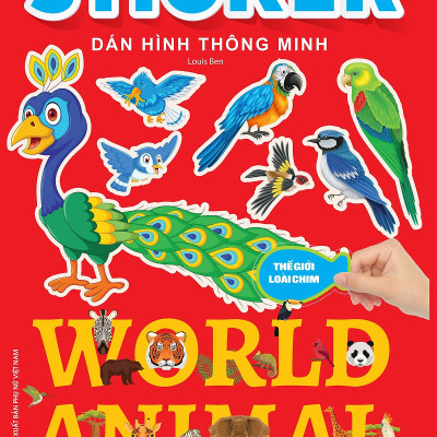 Sách - Sticker dán hình thông minh - Thế Giới Loài Chim - MK