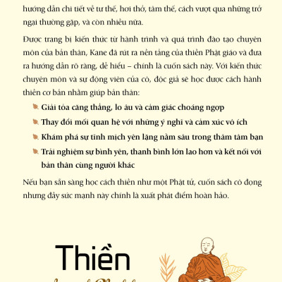 THIỀN NHƯ MỘT PHẬT TỬ - Đưa Đạo Phật Vào Đời Sống Để Thân Khỏe Tâm An -Cynthia Kane - Lý Ngọc Huệ dịch
