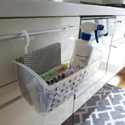 Giỏ đựng đồ có móc treo gấp gọn Sanada hàng Made in Japan #D5027