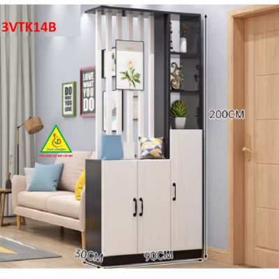 VÁCH NGĂN PHÒNG KHÁCH, NHÀ BẾP, VÁCH NGĂN PHÒNG 3VTK14 - NỘI THẤT LẮP RÁP VIỄN ĐÔNG