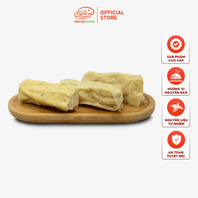 Tàu hủ ky cuộn cá hành ớt Tâm Lợi, loại cao cấp - Đảm bảo sức khoẻ - Giao nhanh trong 3h - 500 gram