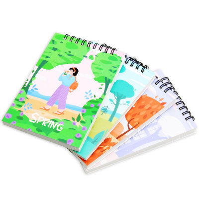 Sổ Lò Xo Note 4 Mùa A6 - Kẻ Ngang - 160 Trang 80gsm - The Sun - Autumn