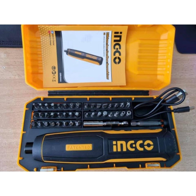 MÁY SIẾT VÍT 1/4" DÙNG PIN 4V INGCO CSDLI0403 - HÀNG CHÍNH HÃNG