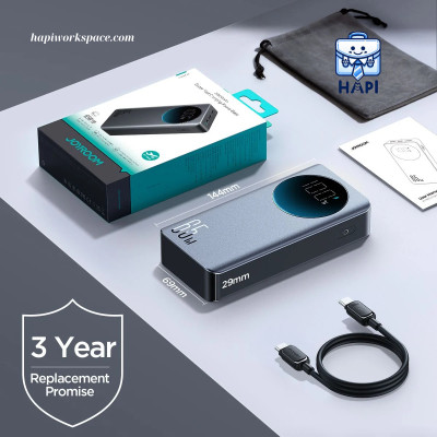 Sạc dự phòng hàng chính hãng Joyroom 65W 20.000mAh JR-PBF04, Laptop, màn hình %pin