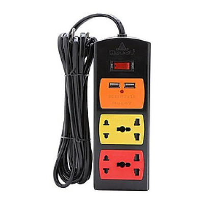 Ổ Cắm Điện Robot 2 Ổ 5 Chấu + USB SPECIAL 2S5UC (Có Nắp che) - Hàng chính hãng