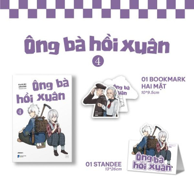 Sách - Ông Bà Hồi Xuân - Tập 4 - Tặng Kèm Bookmark Hai Mặt + Standee Giấy