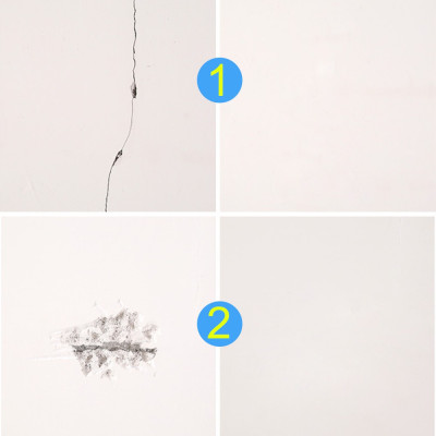 Combo 2 tuýp keo vá tường JES031, Tặng kèm đầu vòi, bàn bả, giấy nhám đánh bóng bề mặt