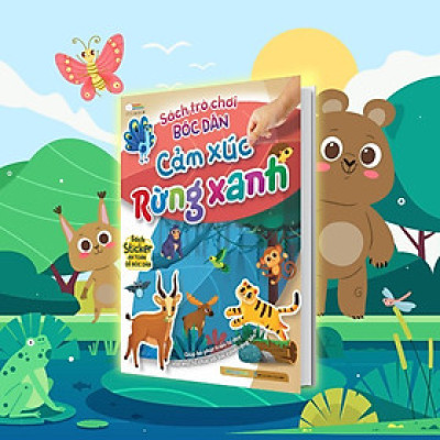 Sách Trò Chơi Bóc Dán - Cảm Xúc Rừng Xanh - Megabook