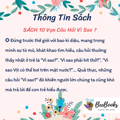 Sách 10 Vạn Câu Hỏi Vì Sao ?- Trọn bộ 5 cuốn cho bé phát triển trí thông minh