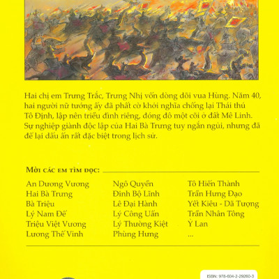 Tranh Truyện Lịch Sử Việt Nam - Hai Bà Trưng (Tái Bản 2023)